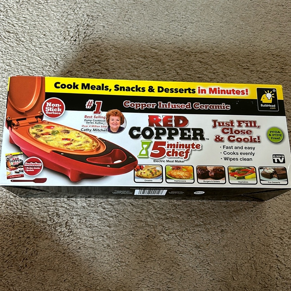 Red copper 5 minute chef